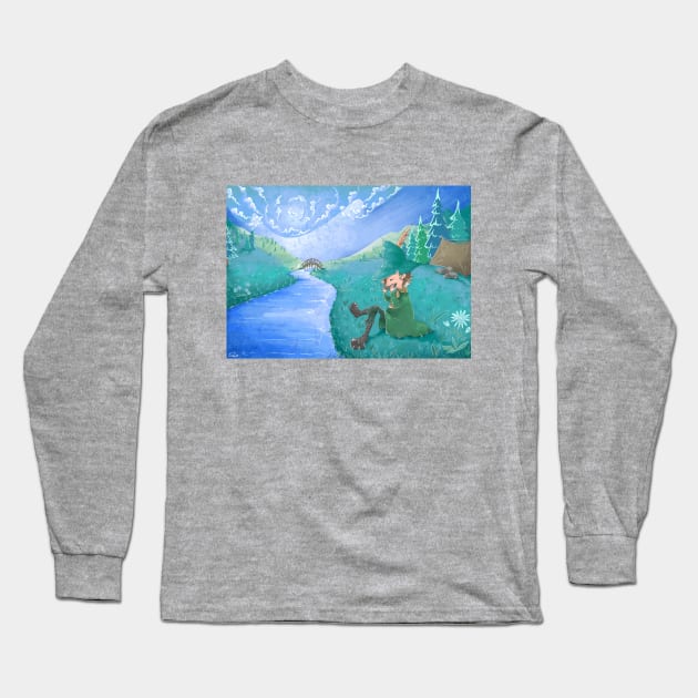 Snufkin Long Sleeve T-Shirt by Ryaartt